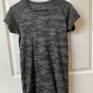Lululemon Swiftly Tech Camo Gray Women's Top